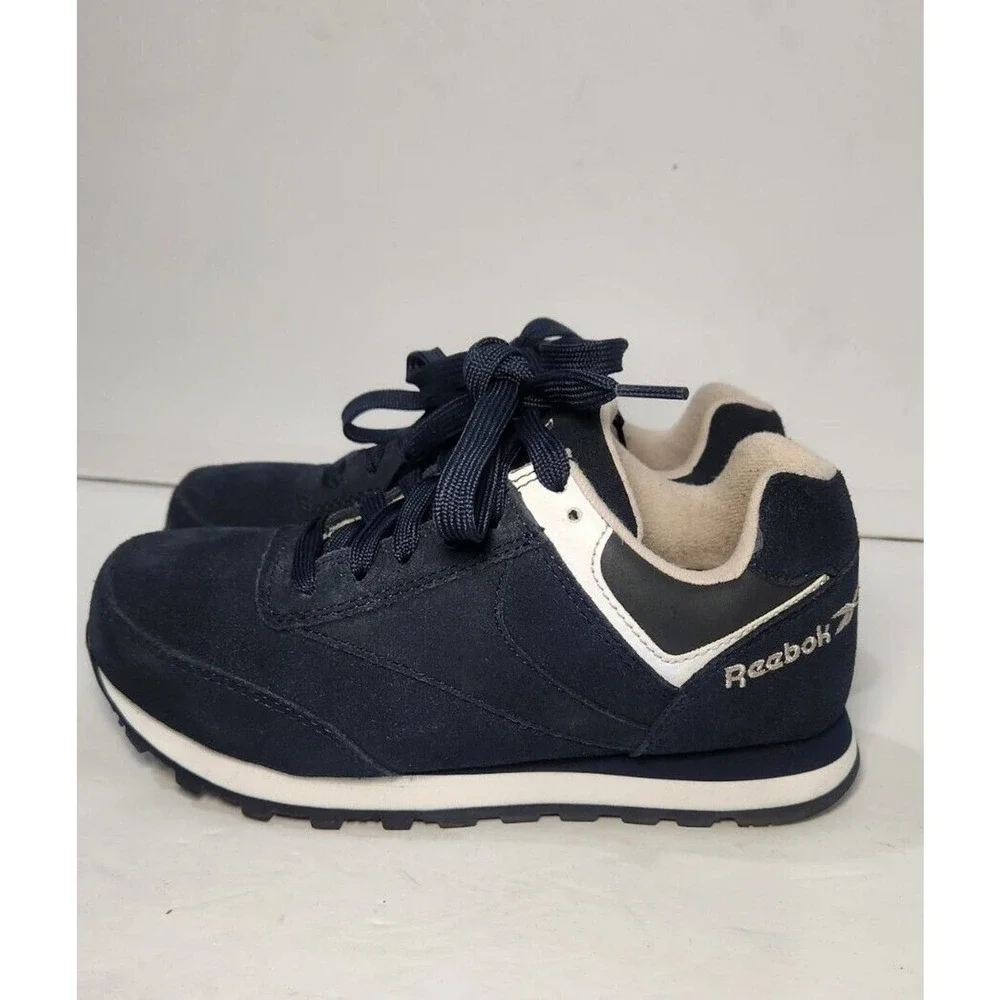 Reebok Leelap Retro Jogger‎ Steel Toe Work Shoes Blue RB1975 Size 7 W - Picture 3 of 11